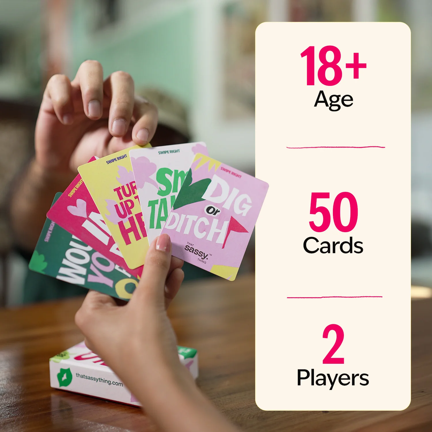Swipe Right Card Game for Couples - Image 3